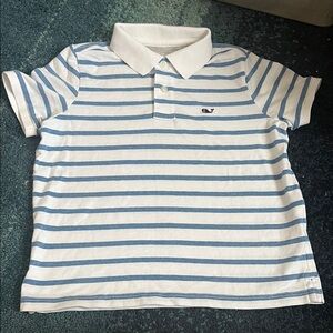 Vineyard Vines Edgartown Stripe Boys Polo- Size 7